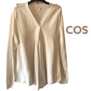 COS  Pleated Draped Top